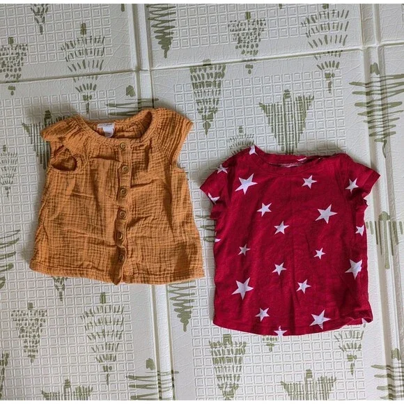 Baby Girl 18-24 Months Clothing Lot 25PC Bundle Dresses Tops Shorts Pants Nike - Picture 6 of 10